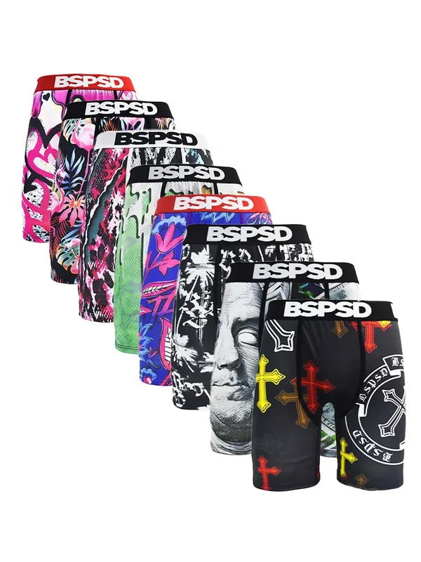 AliExpress - Boxers pour hommes en polyester respirant, sous-vêtements masculins, boxers à haute élasticité, séchage rapide, tailles S-2XL