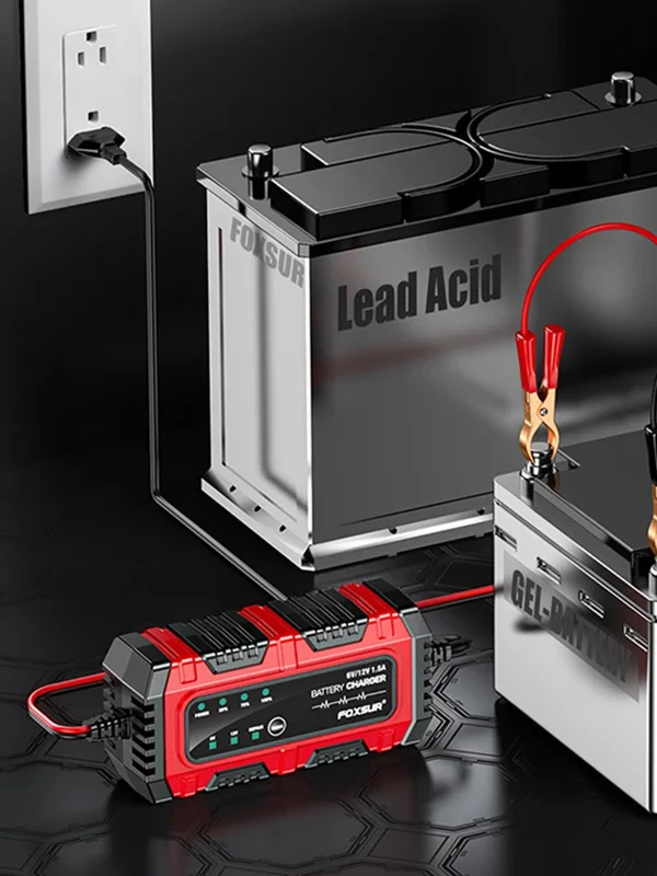 AliExpress - Chargeur de batterie de voiture 6V 12V 1.5A, chargeur intelligent, chargeur de batterie de moto, unité de charge de batterie pour voiture