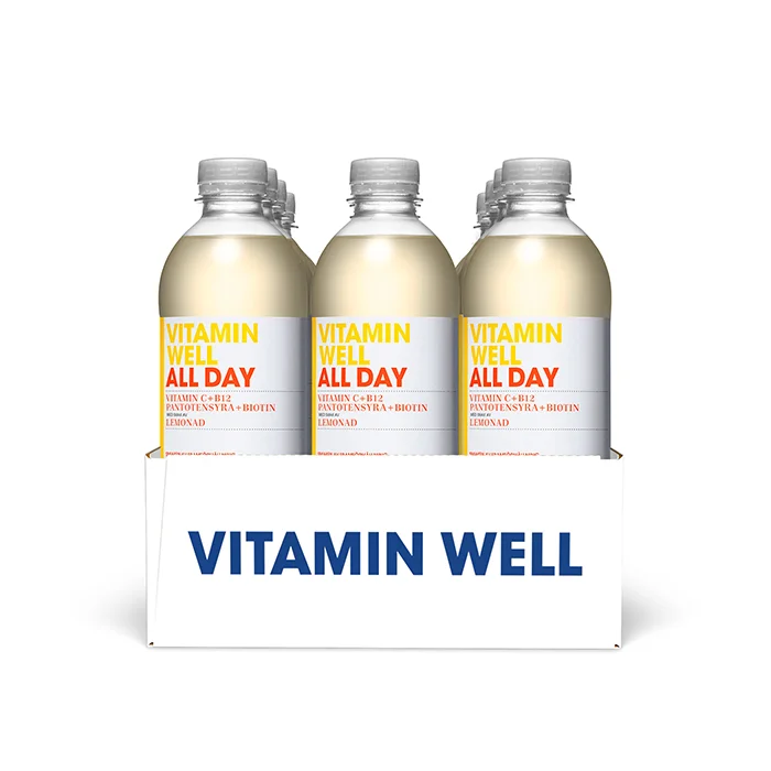 12 x Vitamin Well Vitamin juoma 500ml