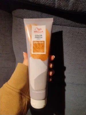 Wella color fresh mask peach blush färginpackning