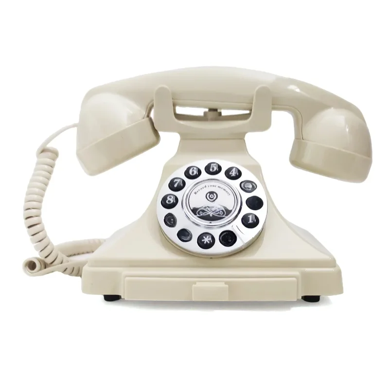 AliExpress - Livre d'or Audio rétro pour téléphone de mariage, Style rotatif, enregistrement téléphonique Antique, livre d'or, Message, enregistreur 