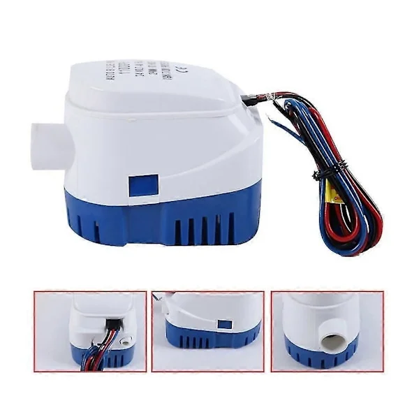 1100gph 750gph Automatisk elektrisk dränkbar pump för båt länspump 12v vattenpump 12v länspump 12 volt pump för vatten 24v-dwdz (FMY) 12V
