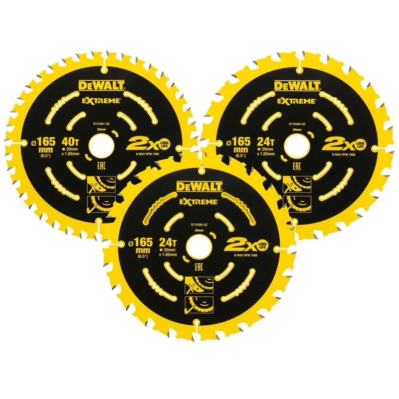 Dewalt DT10397-QZ Sahanterä 165 mm, Koneiden tarvikkeet & käyttöosat