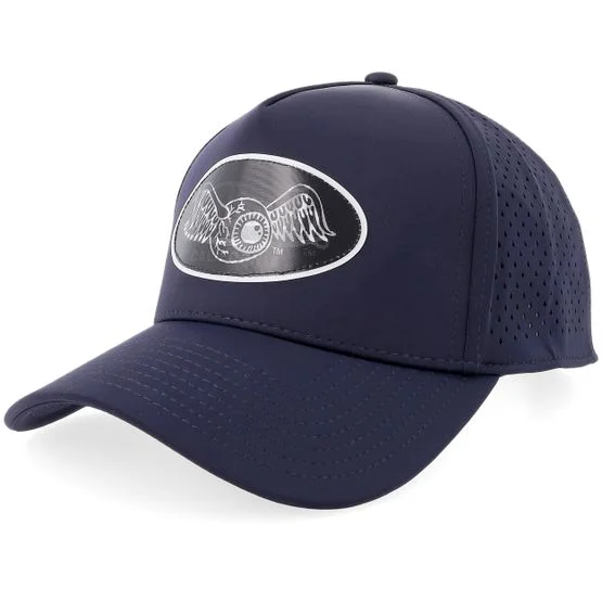 Von Dutch - Blau adjustable Cap - Flying Eye Black A-Frame Adjustable @ Hatstore - Blau - One Size - Polyester