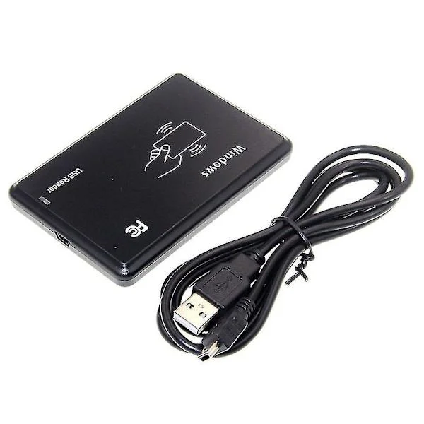 ID RFID-läsare och -skrivare 13,56 MHz kortläsare USB-läsare 1326 Hemdistanskort och EM4100 IC NFC-kort Tillträdeskontrollsystem Hem igen 