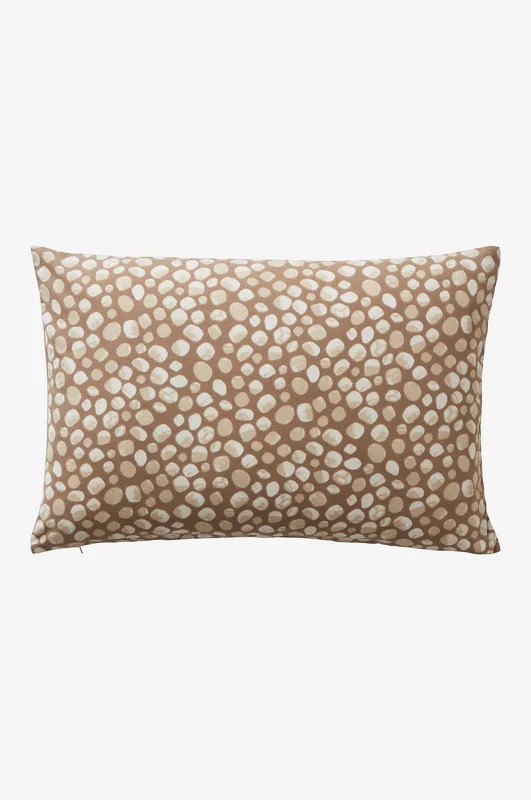 Jotex - Kussenhoes 60x40 Cm Bruin Bruin - PEBBLE - Koop Sierkussens & hoezen bij Jotex