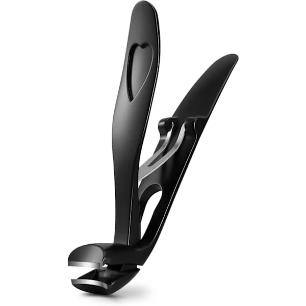 Vinklad nagelklippare - Ergonomisk tånagelklippare för tjocka naglar, nagelklippare i premiumstål med uppsamlare för män och kvinnor