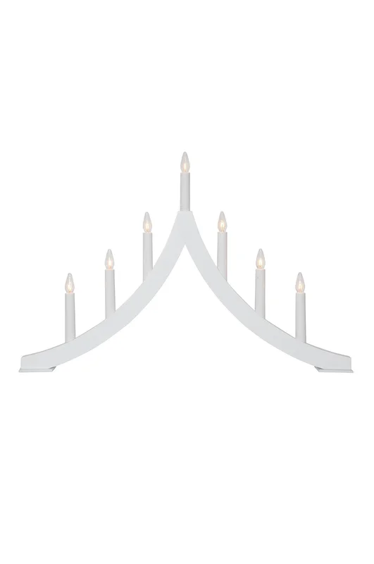 Jotex - Elljusstake Vit PAGOD - Köp Adventsljusstakar hos Jotex