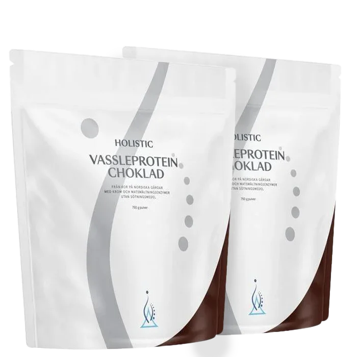 Holistic 2 x Vassleprotein Choklad 750 g