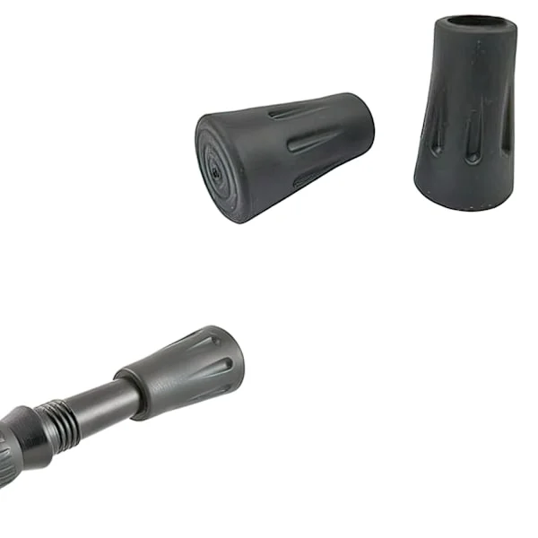 4-Pack - Gummifötter till Gåstavar 11mm / Vandringsstavar