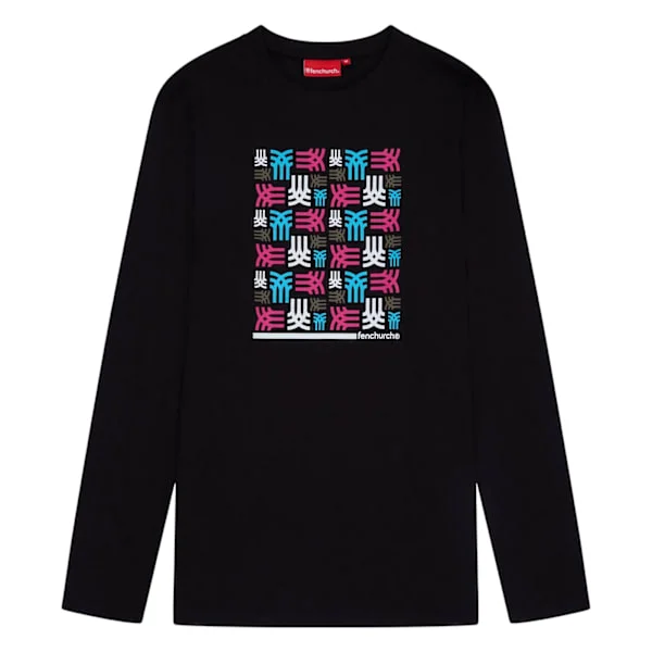 Fenchurch Herr Goulston Långärmad T-shirt L Svart