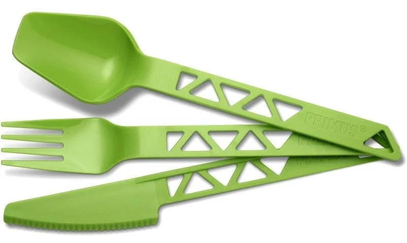 Primus Lightweight TrailCutlery -ruokailuvälineet, vihreä