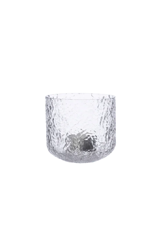 ERNST Ljuslykta mönstrat glas Ljuslyktor & ljushållare Transparant d10 h9