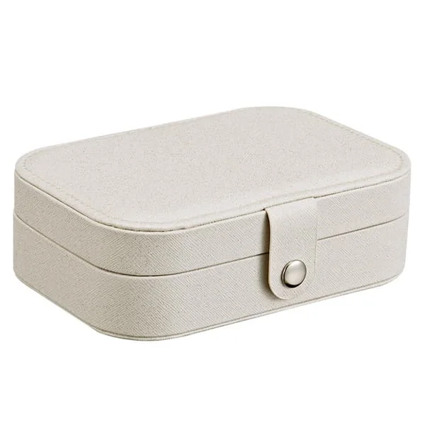 Smykkeskrin, beige 1 stk 16*11,5*5cm Dame liten reisesmykke