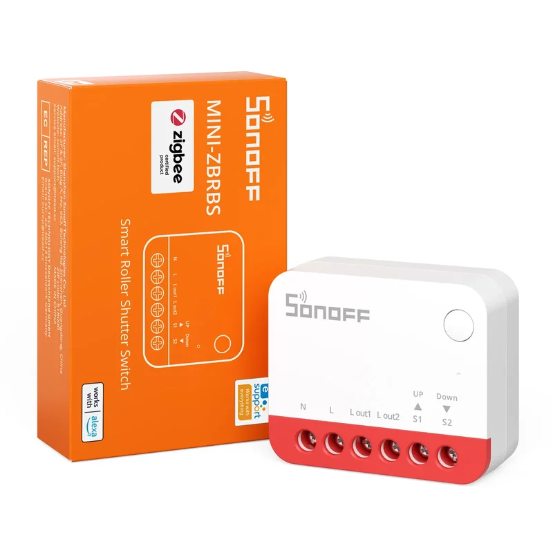 AliExpress - SONOFF MINI-ZBRBS Zigbee Smart Rollladenschalter Mini-Größe Smart Scene Signal Booster Transformieren Sie Vorhänge Sonoff Zigbee Hub
