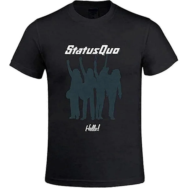 Status Quo Hello Herr T-shirts Unisex Bästsäljare digitaltryck GILDAN