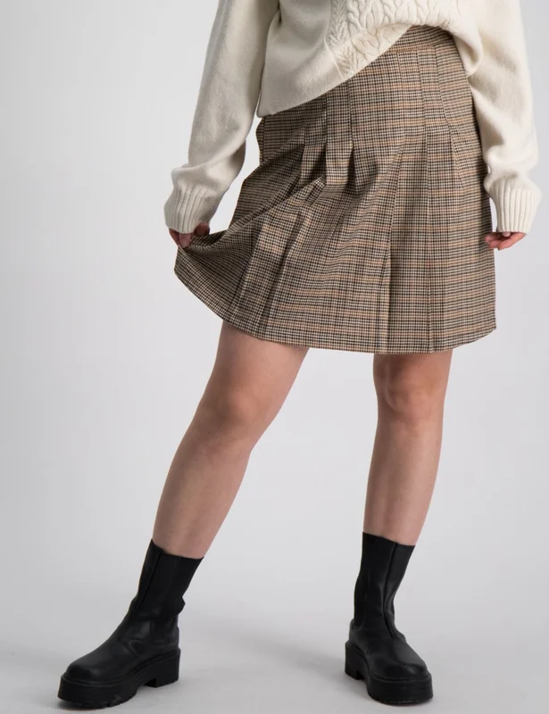 D-XEL PLEATED TENNIS SKIRT Bruin Rokken Meisjes - Kids Brand Store