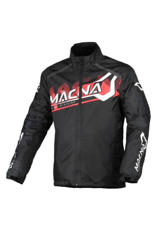 Chaqueta de Moto Macna Rainossi Negro/Rojo L