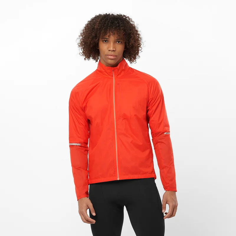 Salomon - Men's Jacket Sense Flow Jacket M - Cherry Tomato