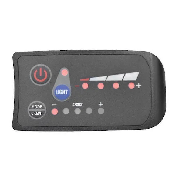 【YD】S810 Electric Bicycle Meter LED Display 36V IP65 for Electric Bike, Electric Bicycle Meter 5PIN [DB]