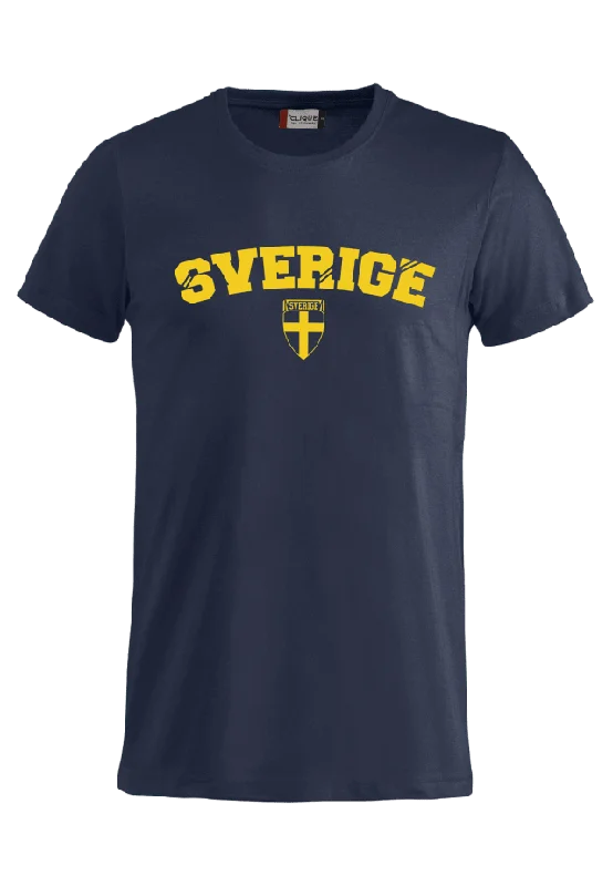 Clique Sverige T-shirt Junior T-shirts & toppar Unisex Blå 130-140