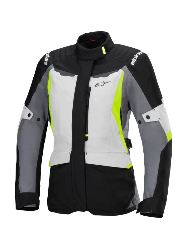 Vedenpitävä Naisten MP-Takki Alpinestars Stella ST-1 Jääharmaa/Musta/Neon keltainen S
