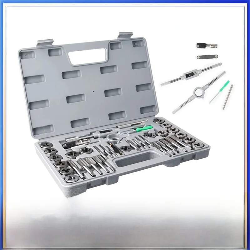 AliExpress - 40pcs Tap And Die Set M3-M12 Male Thread Screw Threading Tool Kit Alloy Steel Female Mechanical Professional Tools Machine