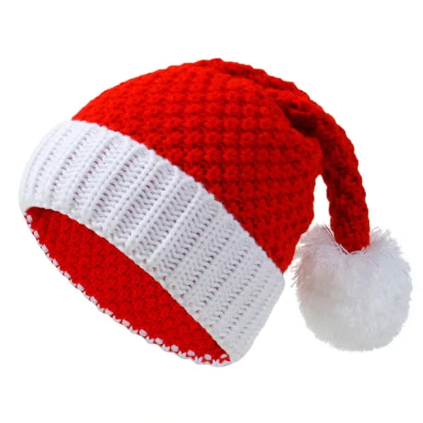 Unisex Julehat Vinter Varm Strikket Nissehue