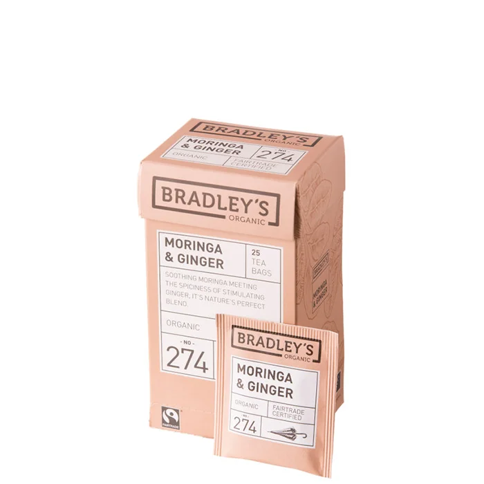 Bradley ́s Moringa Ingefær Te 30 g