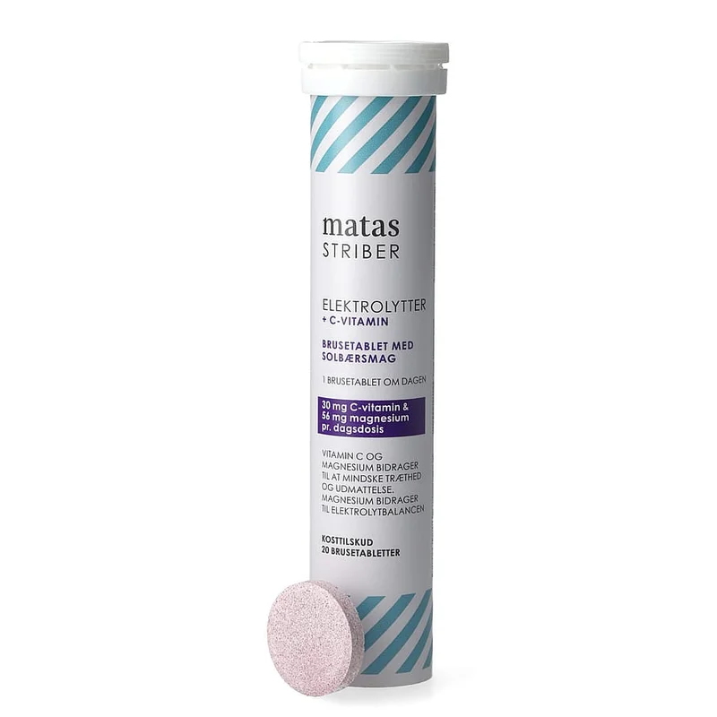 3 for 100 kr., Matas Striber Elektrolytter Solbær 20 stk, Sport & Velvære, Protein & Energi, Elektrolytter
