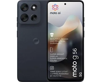 Motorola-Motorola G56 Black Oyster-Motorola moto G56 med Sony-kamera og Dolby-lyd -Phones-Motorola mobiltelefon