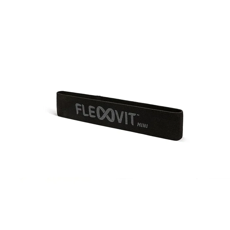 Flexvit Mini "Elite" Træningselastik Sort, Sport & Velvære, Fitnessudstyr, Træningselastikker
