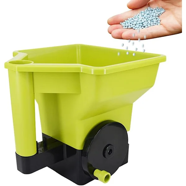 Handspridare - Ergonomisk Precisionsgödselspridare - Bärbar Grässkakare och Fröspridare - För Gräsmattan