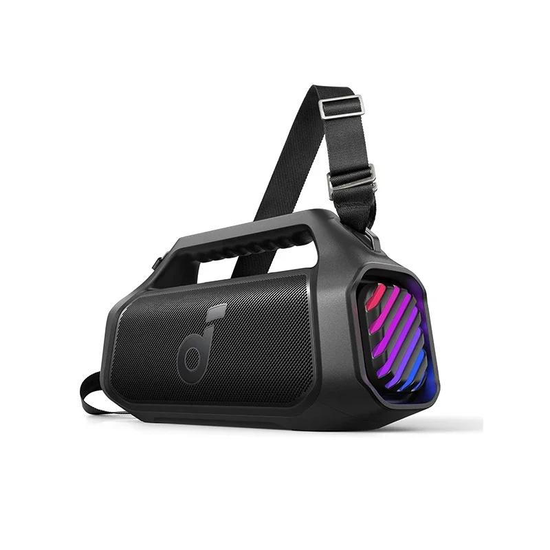 AliExpress - soundcore Boom 2 Plus Outdoor Speaker, 140 W, 2+2 Channel, BassUp 2.0, 20h, Quick Charge, IPX7 Waterproof, RGB Lights, USB-C, Po