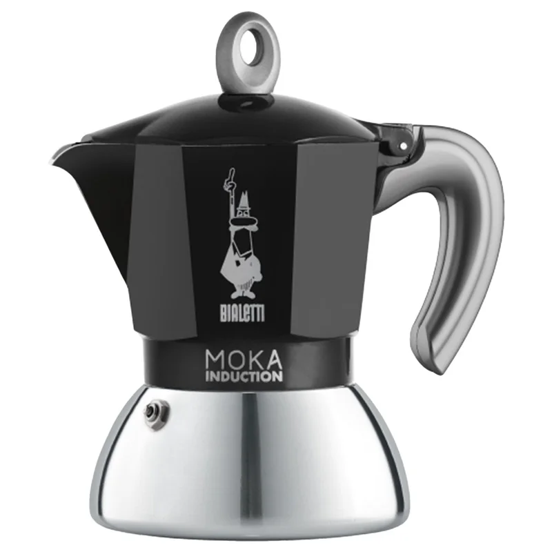 Bialetti Mokkabrygger til induktion, 2 kopper - Sort og sølv | KitchenOne