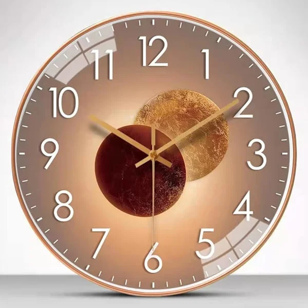 30cm Hiljainen Moderni Design Seinäkello, Hiljainen Äänetön Seinäkello Kynä