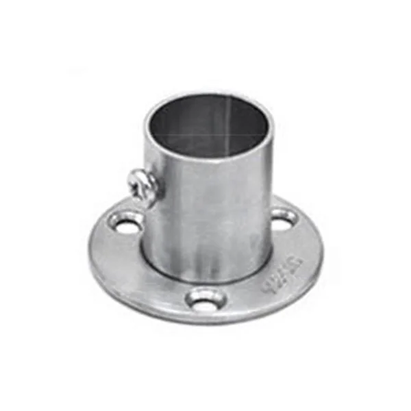 Garderobsstångshållare i rostfritt stål för rör (16mm/19mm/22mm/25mm/32mm)