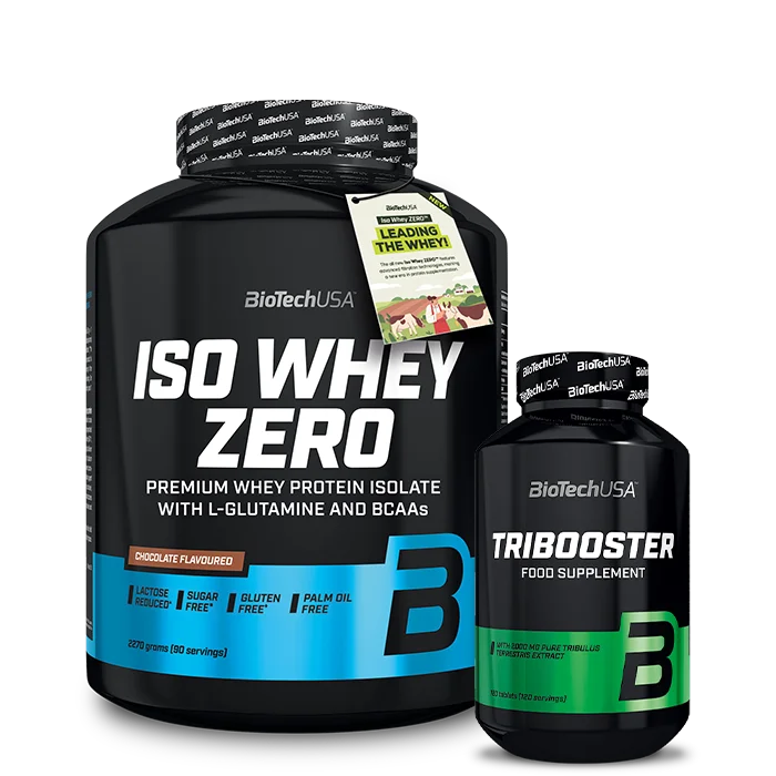 Biotech IsoWhey 1816 g + Tribooster Tribulus 60 tabs
