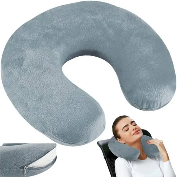 Travel Pillow with Memory Foam / Neck Pillow - Pillow for Travel