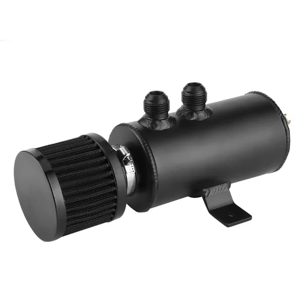 0.75L 10AN Oljefångsttank med andningsfilter, bafflad universell bilmodifierad del