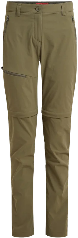 Craghoppers NosiLife Pro Convertible Trouser III naisten katkolahjehousut, Wild Olive