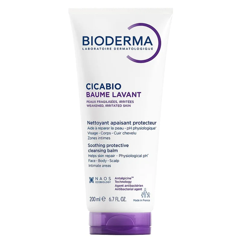 Bioderma Cicabio Baume lavant 200 ml, Hudpleje, Renseprodukter, Rens & Vask