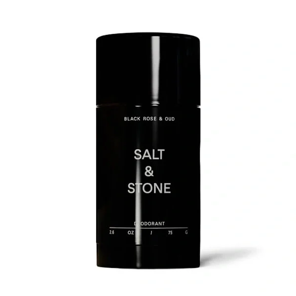 Salt Stone Unisex Black Oud Ekstra Stærk Deodorant, Aluminiumfri Naturlig Deodorantstift