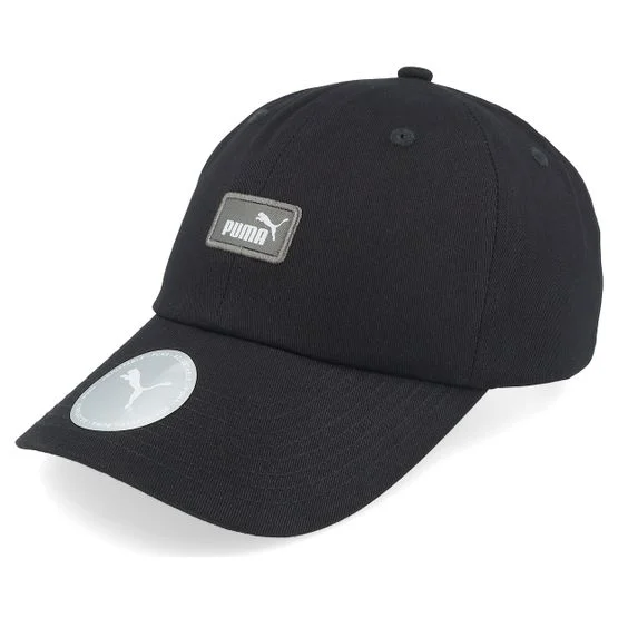 Puma - Musta unconstructed Lippis - Essential Cap Iii Black Dad Cap @ Hatstore