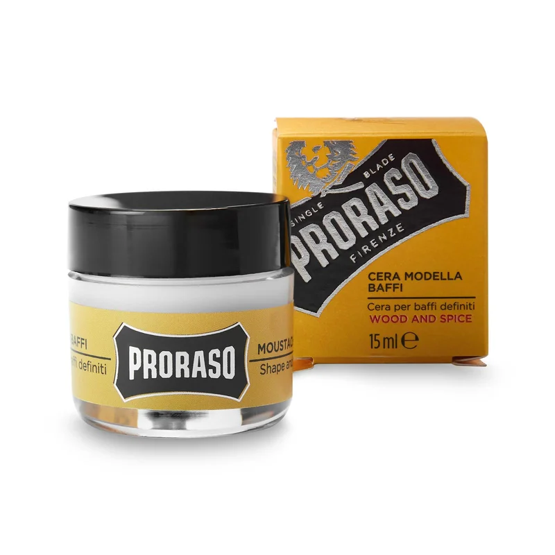 Moustache Voks 15ml til mænd - Skægvoks | Proraso