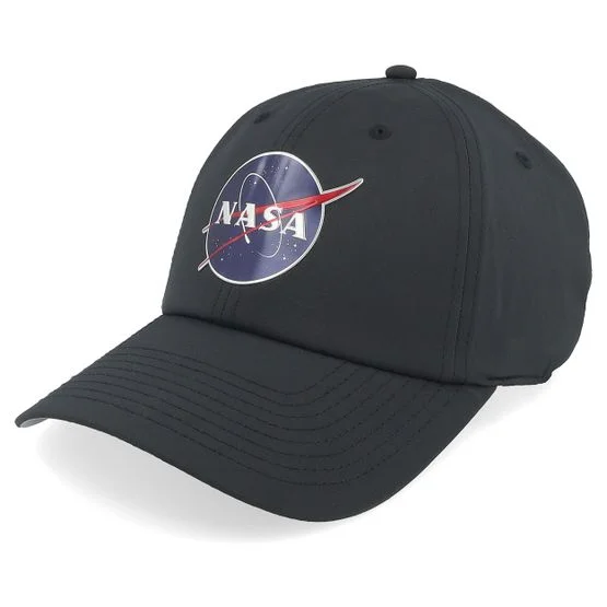 American Needle - Negro unconstructed Gorra - Nasa Pace Slouch Black Dad Cap @ Hatstore