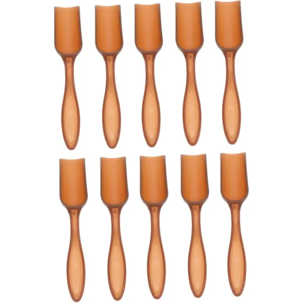 10 st Ladel Jordkruka Plastväxt Spade Trädgård Hushåll Jord Spade Blomkrukor Jord Spade Jord Trädgård Spade