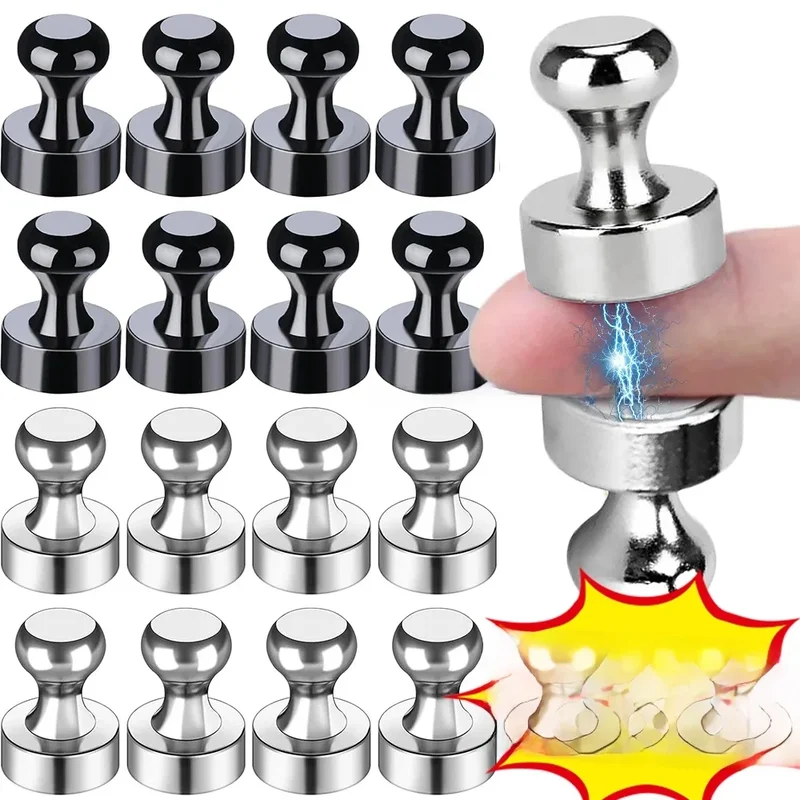 AliExpress - Magnetische Neodym-Reißzwecken, Metall, starke Magnete, Whiteboard, Kühlschrank, Reißzwecke, langlebige Power-Magnet-Reißzwecken für Büro