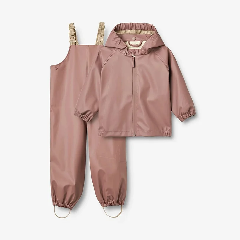 WHEAT Rainwear Charlie Set Dusty Lilac Str 74/9m, Tøj & Bolig, Tøj, Regntøj