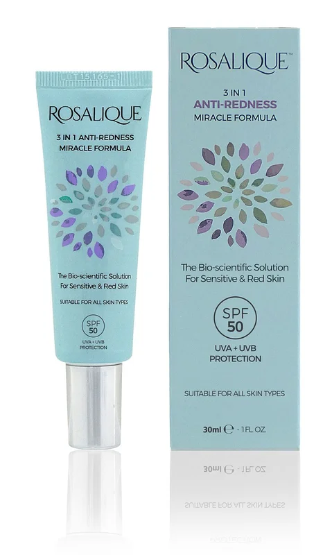 Rosalique 3-In-1 Anti-Redness SPF50 30 ml, Hudpleje, Ansigtspleje, Dagcreme